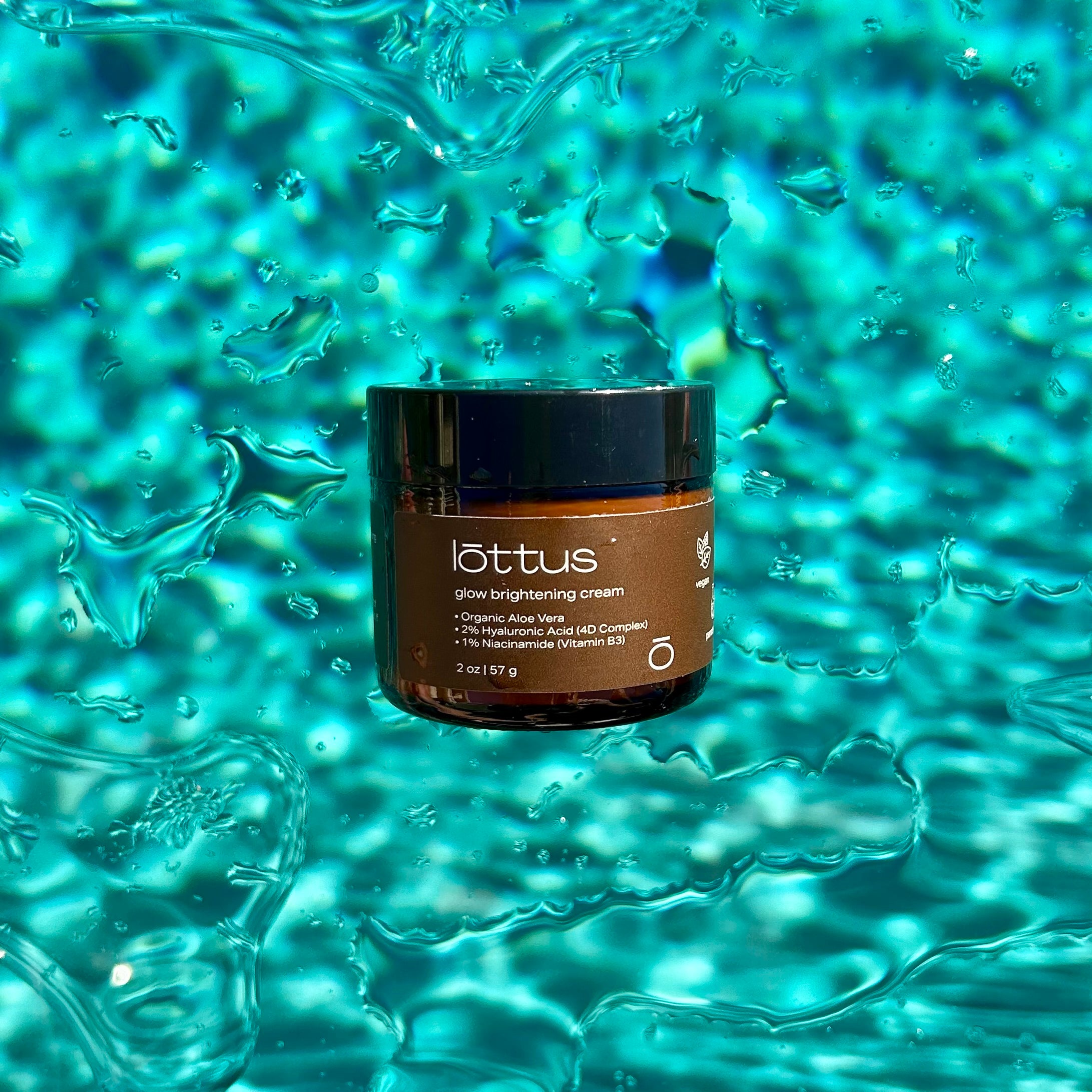 Lōttus Glow Brightening Cream │ 100% Organic, Vegan, Paraben-free